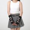 Y2K Bow Fingerless Gloves Thicken Hands Free Gloves Fashion Long Knit Arm Warmers  Autumn