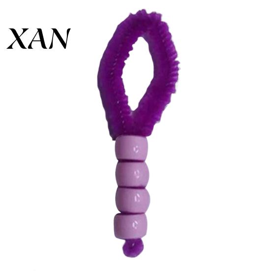 Navel Groove Dirt Remover Belly Button Cleaning Brush, Soft Bristle Cleaner with Anti Slip Plush Brush Beaded Handle, Portable Body Care Tool