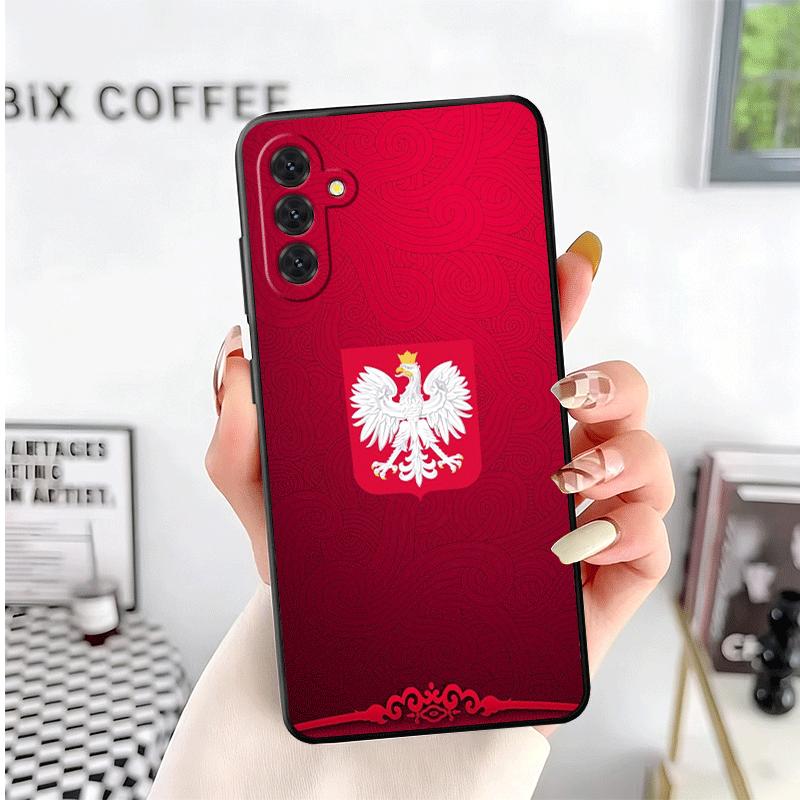 Польский флаг Белый Красный Мягкий Чехол для Телефона для Samsung A17 A37 A57 A16 A26 A36 A56 A15 A25 A35 A55 A14 A24 A34 A54 A13 A23 A33 A53 A5