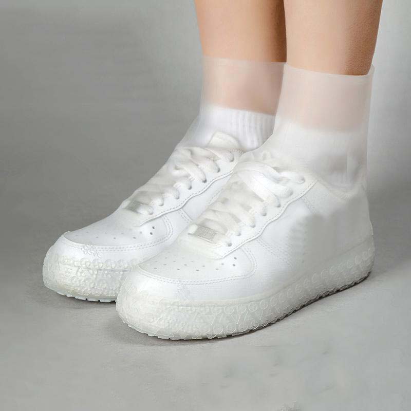 Силиконовый чехол для уличной обуви, латексный чехол для дождевых сапог, многоразовый пылезащитный чехол, водонепроницаемый, толстый, нескользящий, износостойкий, защитный чехол для ног