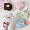 Polka Dot Cosmetic Bag Large Capacity Sanitary Napkin Storage Bag Small Lipstick Pouch  Women Girl