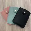 5 Card Pockets PU Leather Slim ID Card Holder Men Women Mini Wallets Laminated Concealed Pull-out Business Card Case