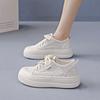 Little White Shoes Women's 2025 Summer New Casual Heightening Shoes Children's Popular Thick-soled White Sports Shoes 2651