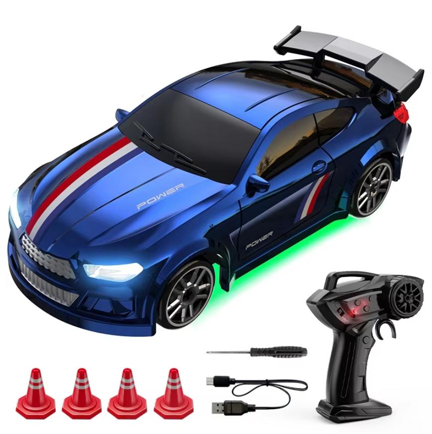 New 1:64 Mini RC Off-Road Car With Trailer Climbing Remote Control Vehicle Children Toy Birthday Gift Model