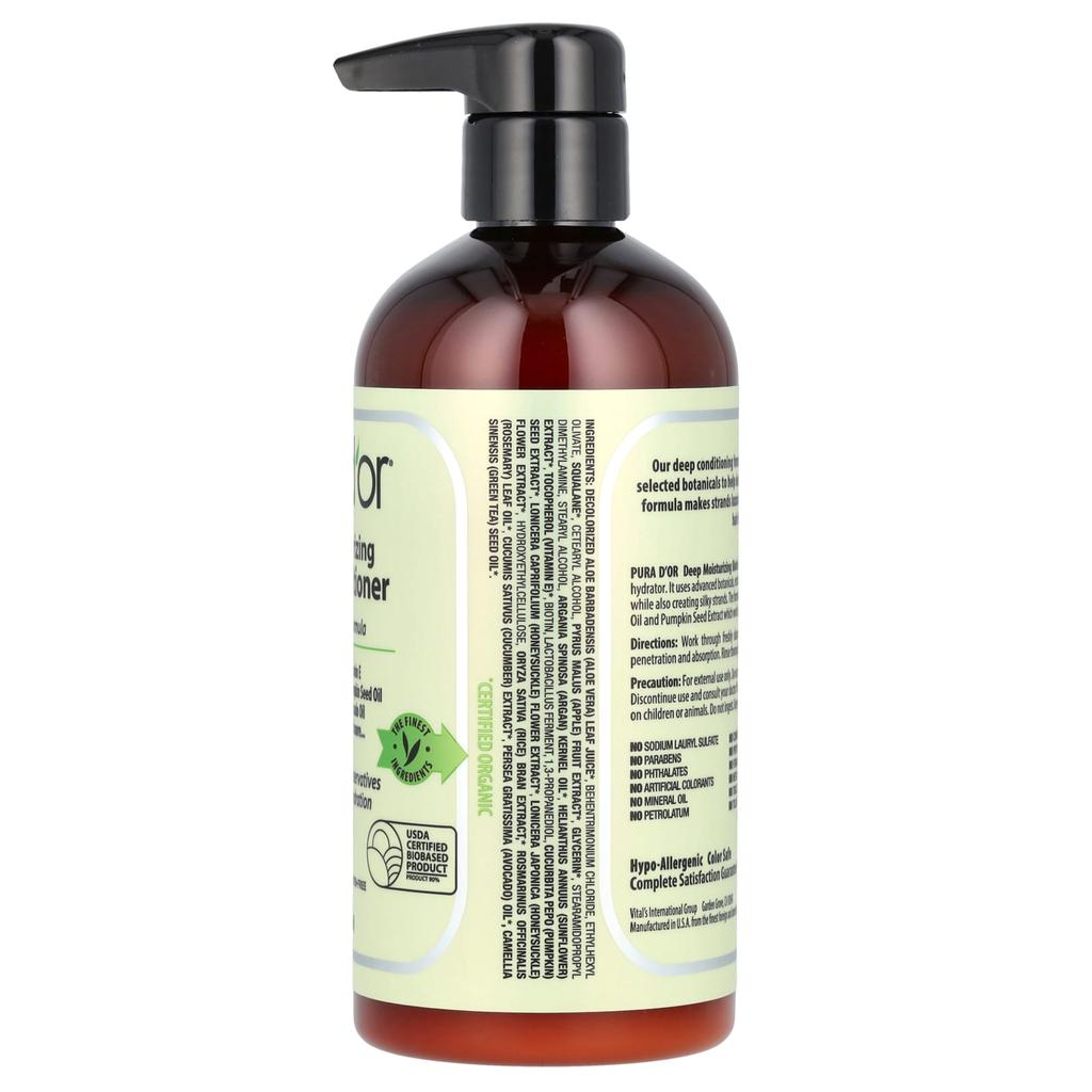 Pura D'or Глубоко увлажняющий кондиционер с биотином, 16 жидких унций (473 мл)