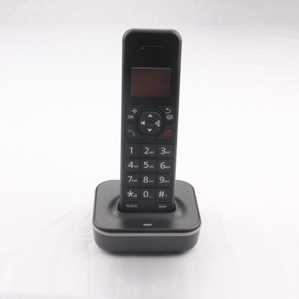 AIEK D1102B Цифровой беспроводной телефон со светодиодным 3-строчным дисплеем, громкой связью, будильником, блокировкой клавиатуры, функцией отключения звука, стационарный телефон