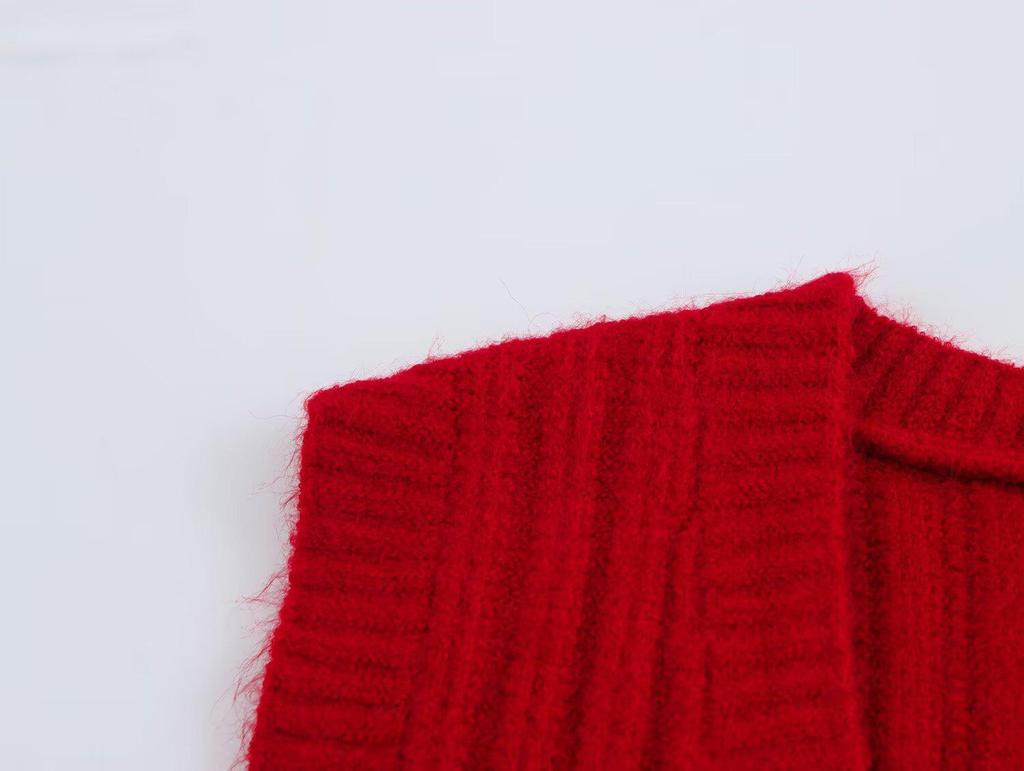 Ladies’ 2025 Spring V-Neck Slim Knit Vest - European & American Style