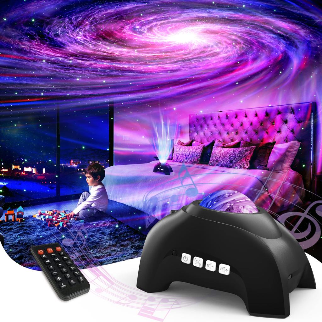 Vidafelic Planetarium Home Authentic Star Projector Light Galaxy Light Galaxy Light 14 Lighting Modes Compatible with USB Memory with Timer Function
