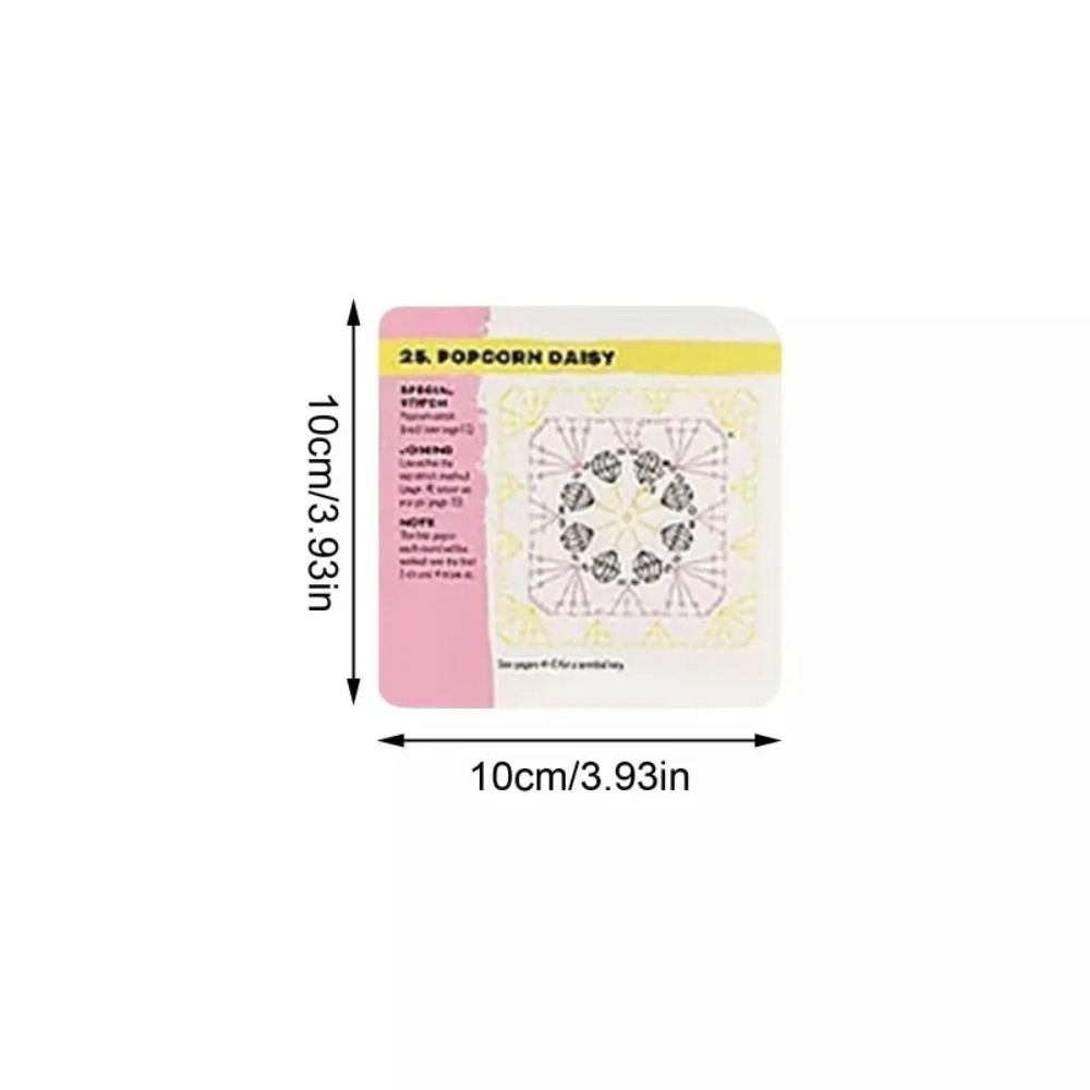 Набор карточек с вязаными узорами Нитки для вышивания Набор для вязания для взрослых