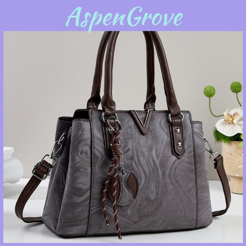 Classic Womens Pu Leather Handbag With Zipper Closure And Internal Compartments For Work