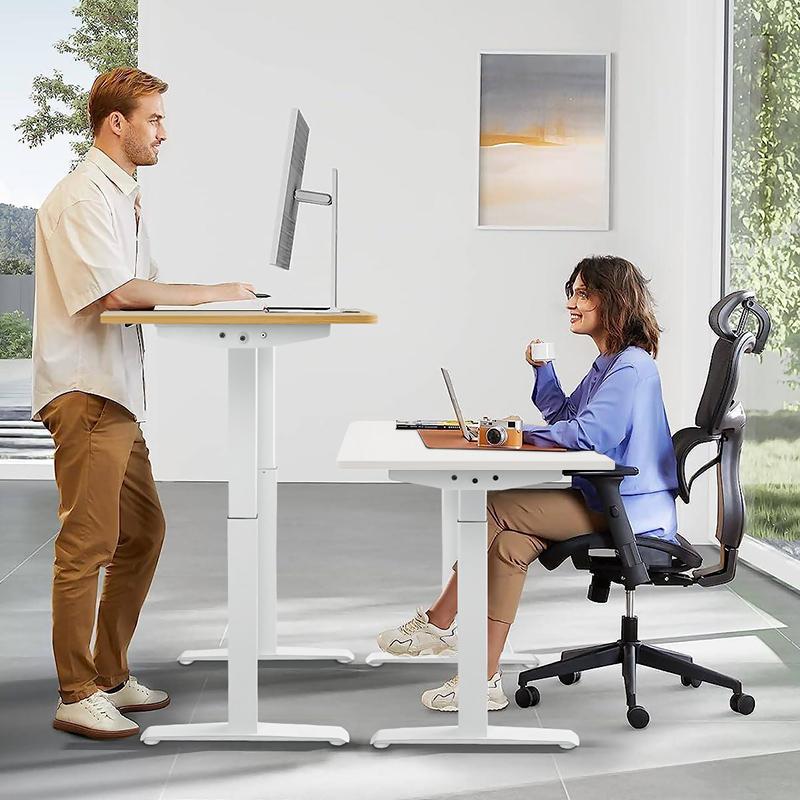 Height Adjustable Desk Motion Electric Stand Up Down Computer Table Modern Lift Motorized Gaming Desktop For Home Office Desks