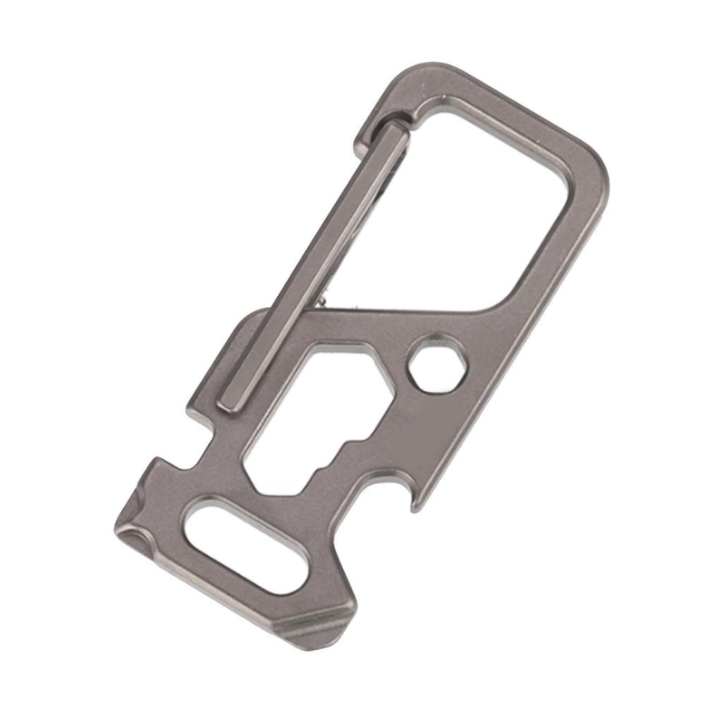 Мультитул Брелок Титановый Сплав Уличный Защита от Потери Открывалка для Бутылок Ключ для Велосипедных Спиц Подарок