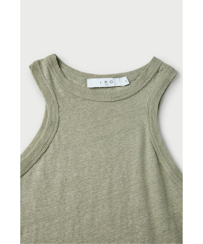 IROWOMEN Safrina Linen Halterneck Tank Top Iotfm26103Khx