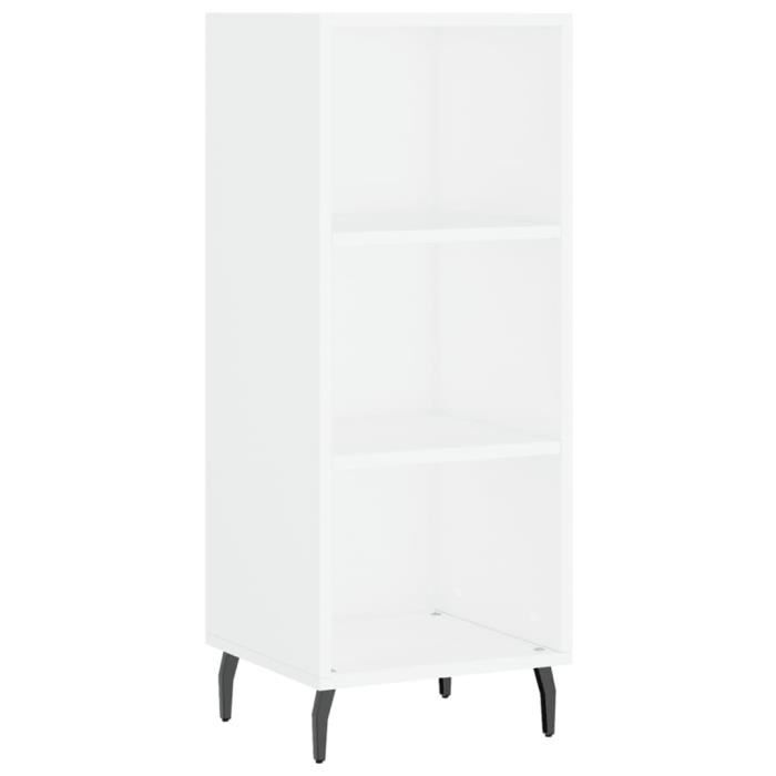 VidaXL Buffet blanc 34,5x32,5x90 cm bois d'ingénierie 828748