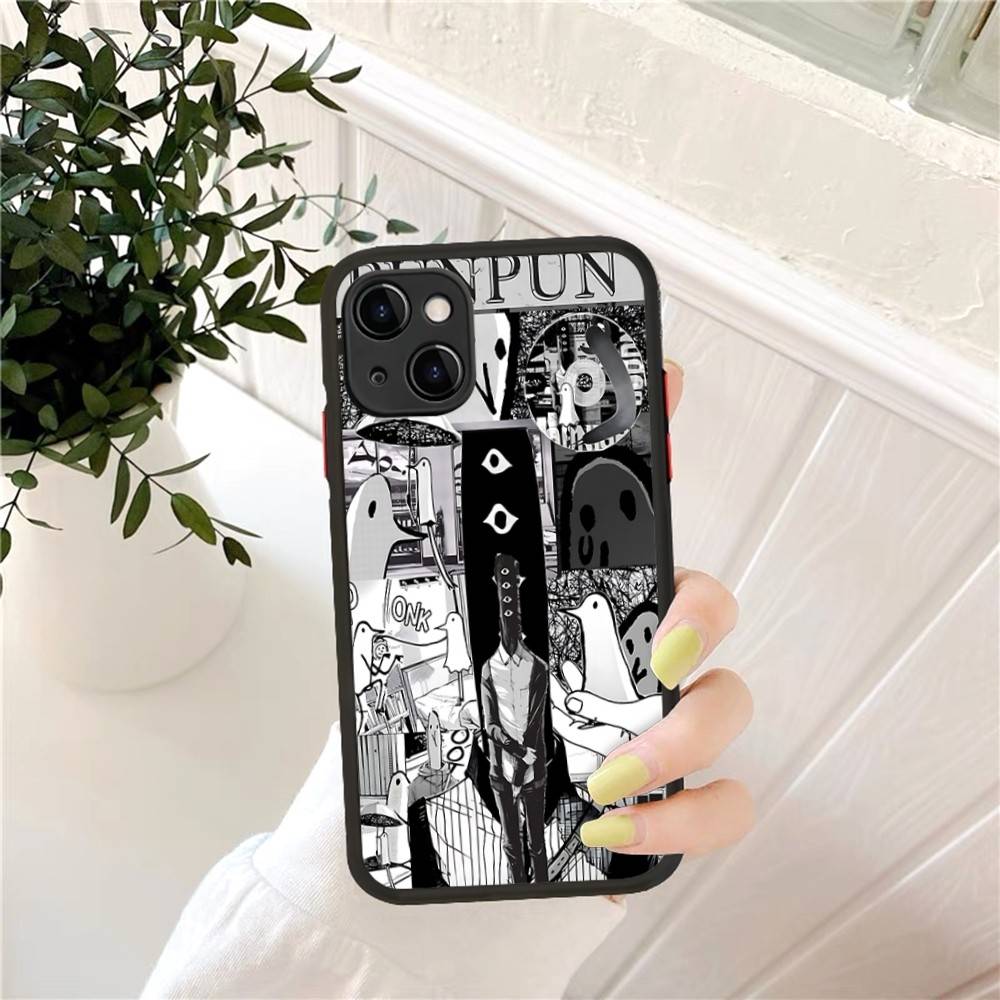 Goodnight Punpun Phone Case for iPhone 14 11 12 13 Mini Pro Max 8 7 Plus X XR XS MAX Translucent Matte Cover