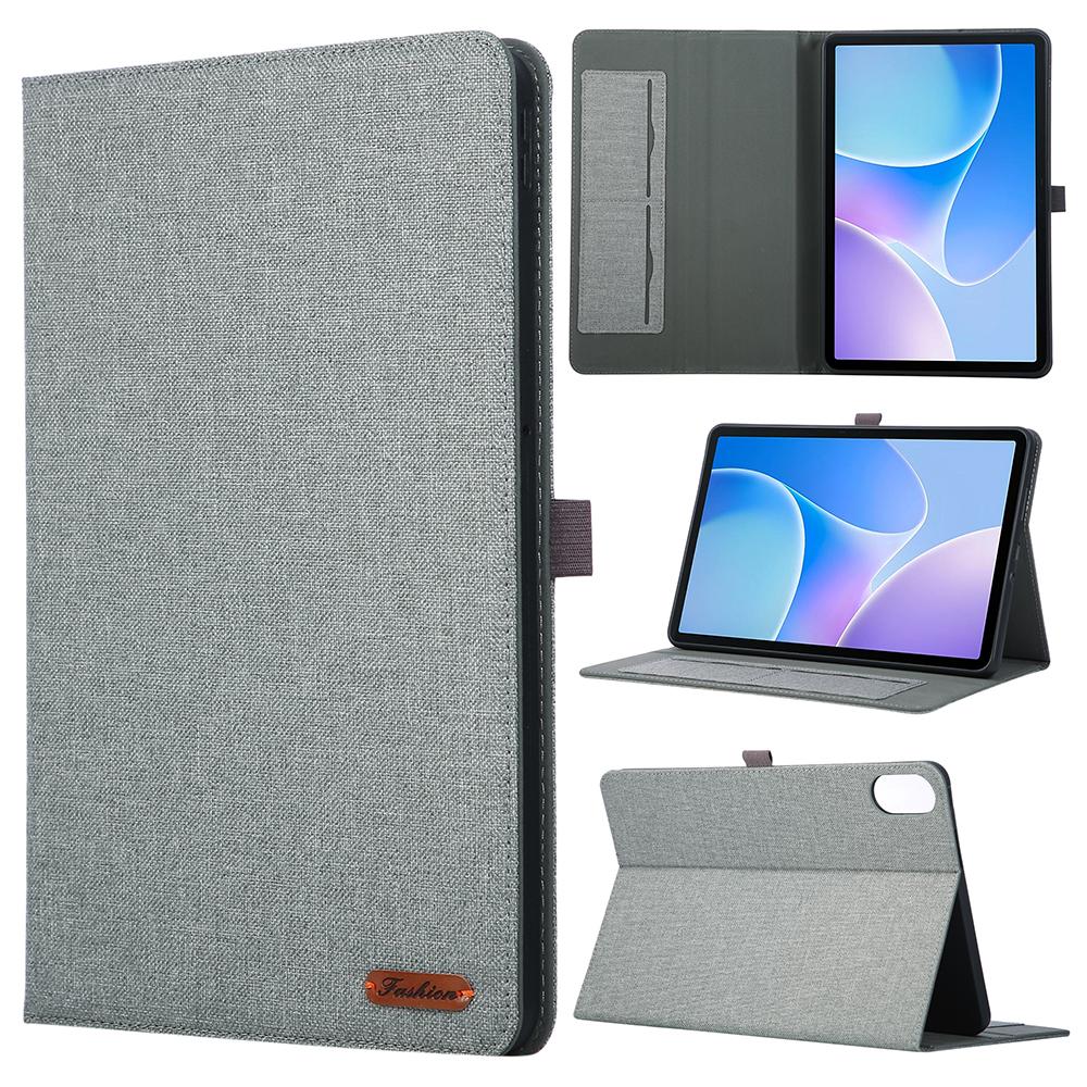 Чехол для Infinix Xpad 20 с подставкой, держателем для карт, тканевой текстурой, кожаная обложка для планшета