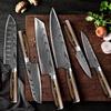 Damascus Laser Pattern 5CR15 Stainless Steel Kitchen Chef Knife Stuff Chopping Knife Fruit Boning Cutter