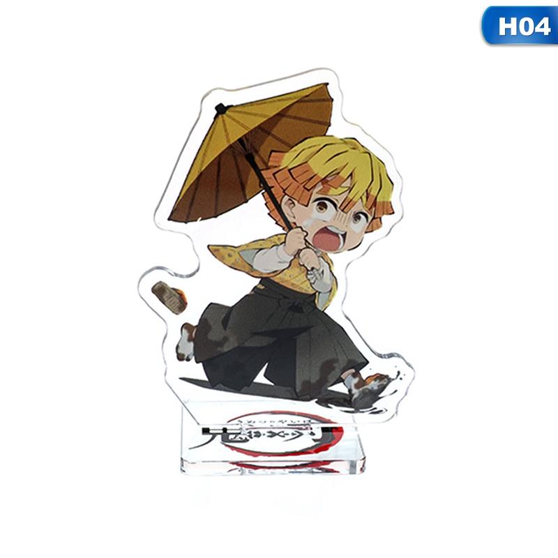 Аниме Demon Slayer мультипликационный персонаж прозрачная акриловая подставка кукла модель игрушки настольное украшение подарок
