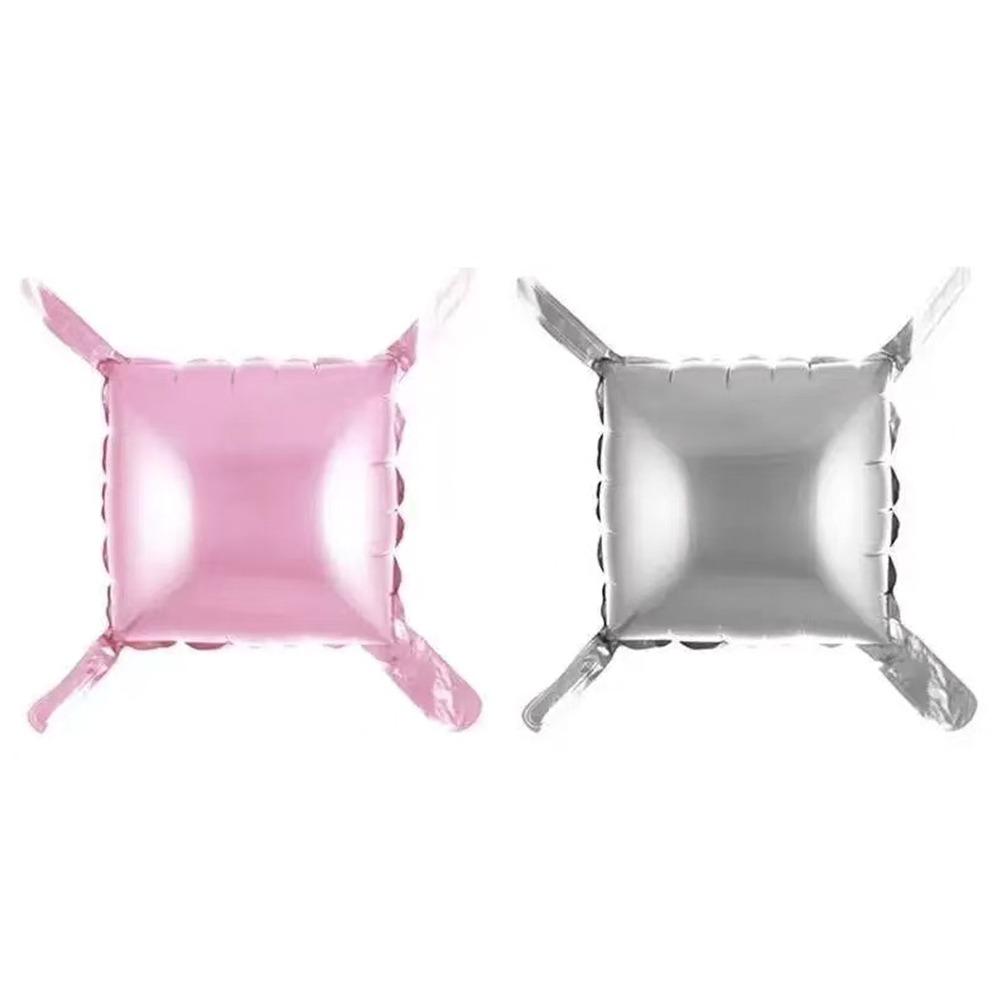 25 шт./набор Двусторонние воздушные шары Стена для фона Многоцветный набор гирлянд Задник из воздушных шаров Квадратные декоративные принадлежности