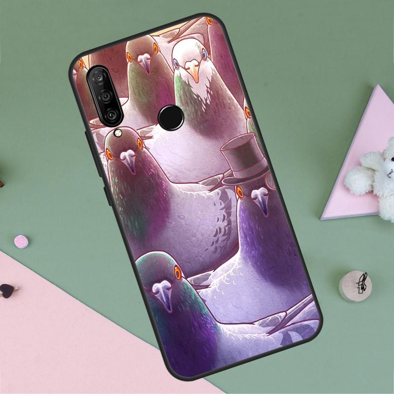 Pigeons Doves Bird Flock Animal For Huawei Nova 9 10 SE Y91 Y61 Y90 Y70 Y60 Y72 12s 12i 11i 7i 8i P60 Pro P30 P40 Lite Case