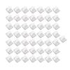 50PCSSet Adhesive Cable Clips Management White Automobile Components for Line 5mm0.2in Wide