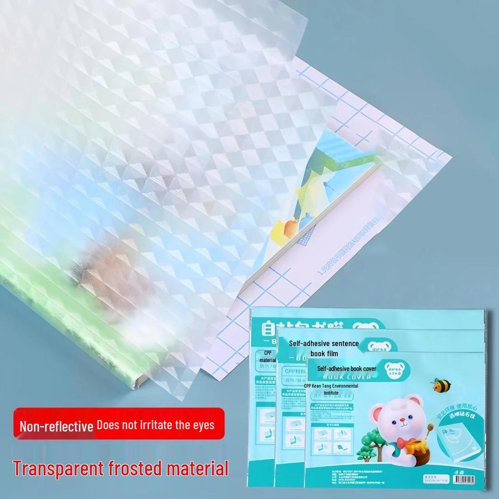 Newcomer: Transparent Frosted Self-Adhesive Book Cover - Back To School Essential