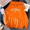 California West Coast Design Womens Hoody Hip Hop All-Match Streetwear Pocket Crewneck Clothes Comfortable Female Hoodie