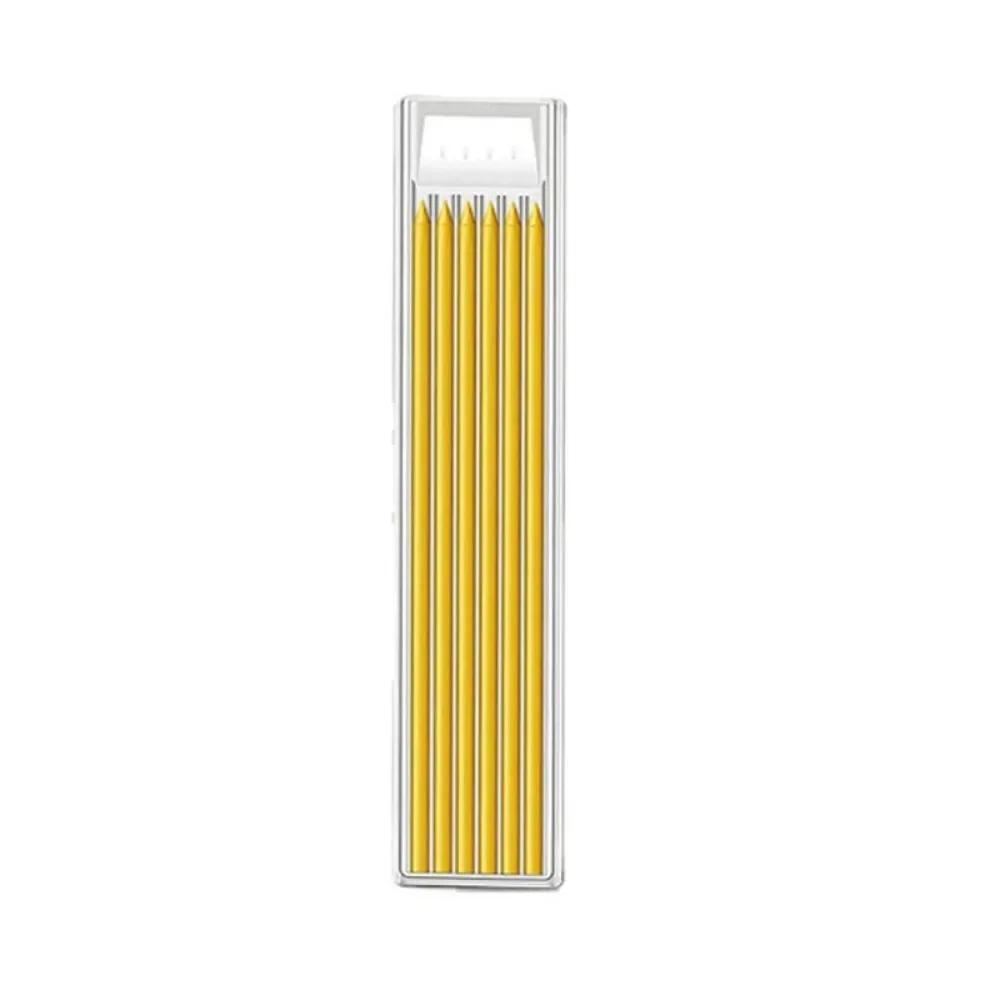 Long Head Nib Deep Hole Woodworking Metal Solid Carpenter Mechanical Pencil Set with Sharpener Construction Marking Scriber Tool