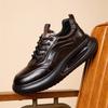 New Men's Shoes Autumn and Winter Trendy Shoes Platform Heightening Versatile Leather Sports Velvet Warm Casual Dad Shoes Men