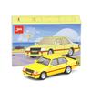 1/64 Mitsubishi Lancer EX2000 Turbo Миниатюрная модель Литой сплав Игрушечная машинка 1/64 JKM Классический автомобиль Свободные колеса Коллекция Подарок