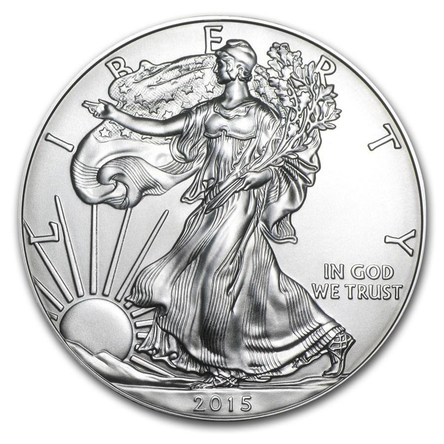 Statue of Liberty commemorative coin, 2011-2024, Eagle Ocean coin, silver plated, commemorative medal