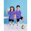 Kids Quick-Dry Badminton Set Short Sleeve Sport Jersey Unisex Tennis Volleyball Training Outfit