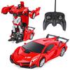 ROBOT PLAZA Радиоуправляемая машина, Трансформирующийся робот-игрушка, Трансформация одной кнопкой, Детская игрушка, Подарок на день рождения (Спортивная машина)