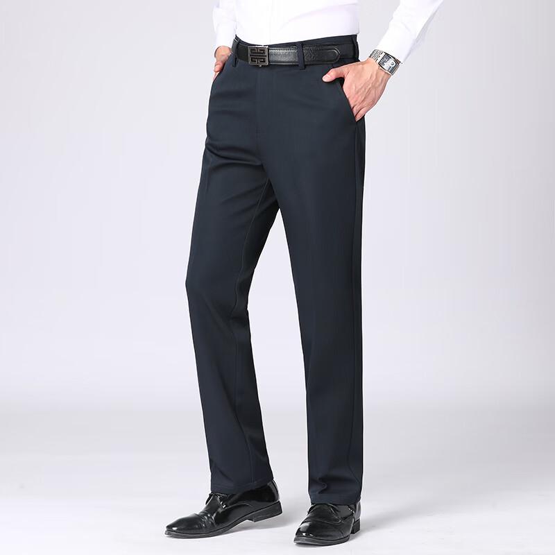 Мужские брюки в стиле business casual на флисовой подкладке