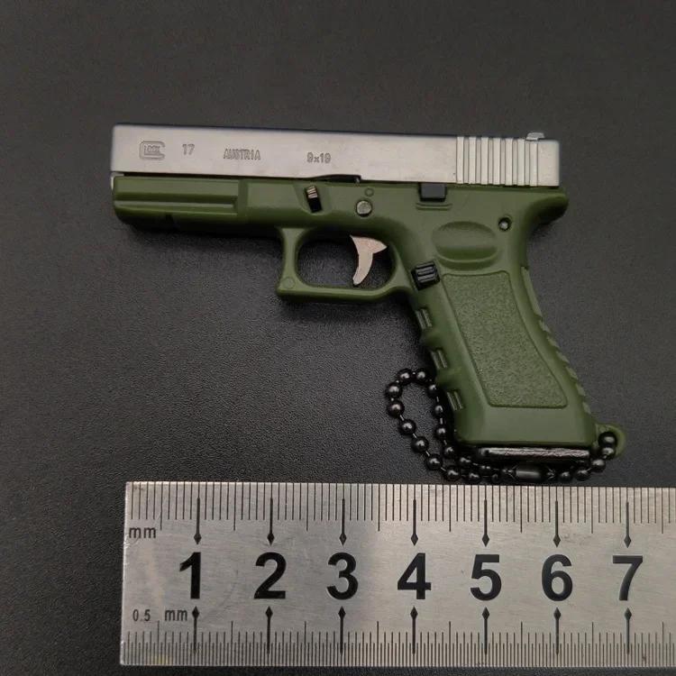 Полусплав 1:3 Glock пистолет модель металлический мини G17 игрушечный пистолет съемный DIY брелок подвеска украшения детская игрушка