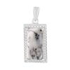 Серебряная подвеска с агатом 5.67ct (2121053)