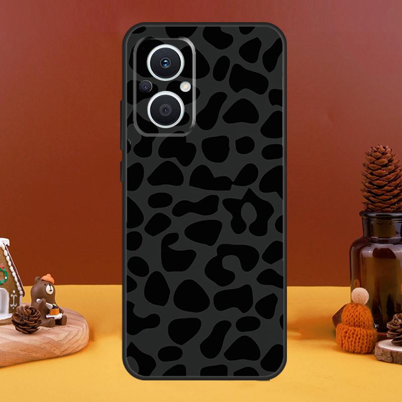 Чехол с леопардовым принтом и узором черной гепардовой шкуры для OPPO Reno 5 Lite 4 6 7 8 10 Pro 11 F 4Z 5Z 8T OPPO Find X2 X3 Lite X5 X6 Pro