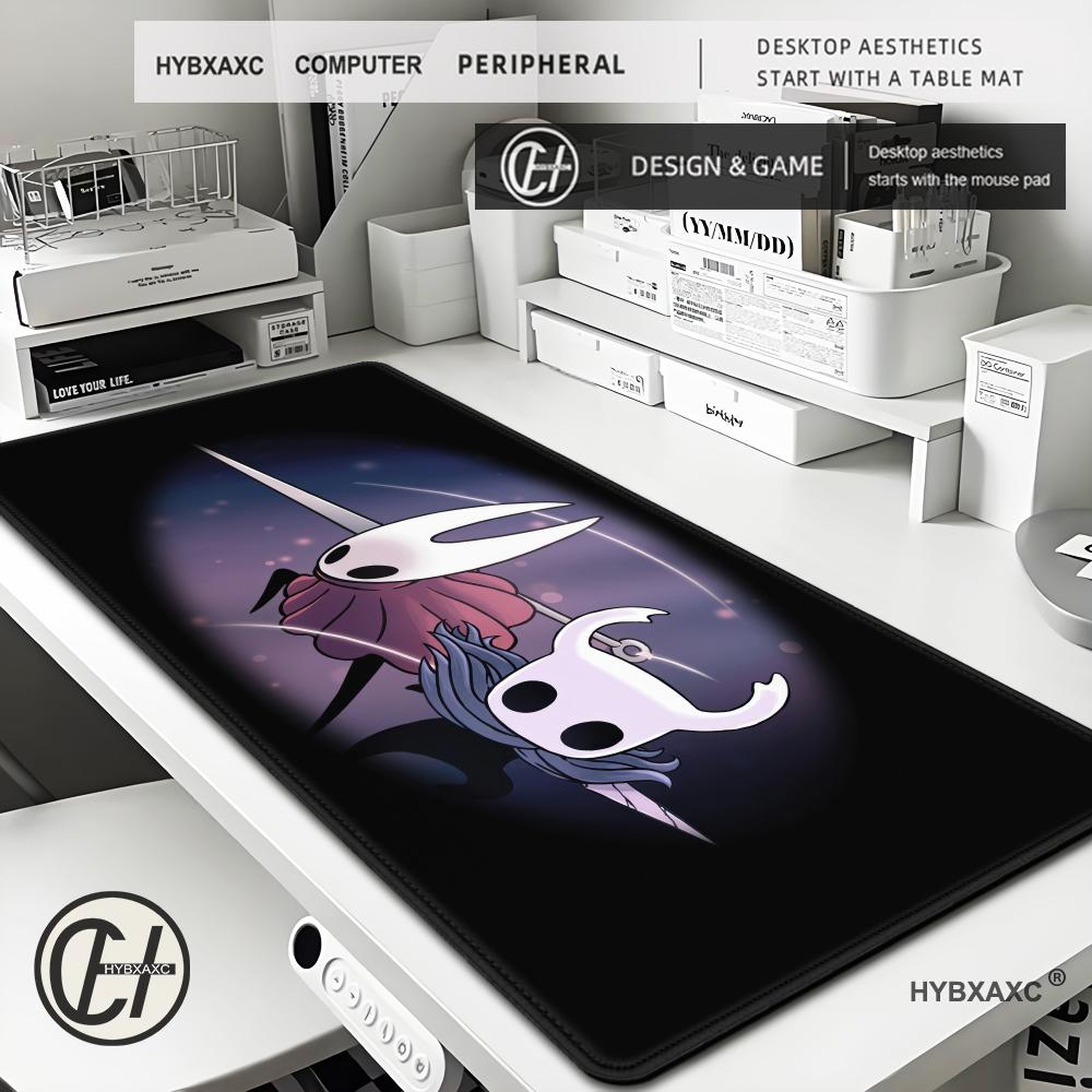 Коврик для мыши Hollow Knight Silksong, Игровой коврик, Большой XXL 90x40 см x 5 мм, Коврик для стола с прошивкой, Игровые аксессуары, Компьютерные комплектующие