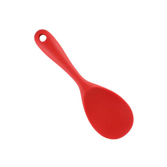 Spatula Non-stick Heat-resistant Silicone Flexible Colander Rice Scoop Handy Baking Scraper