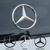 Автомобильная наклейка Для Mercedes Benz 9 см ABS Автомобильная задняя наклейка Наклейка-эмблема на багажник Для Mercedes Benz S320 W164 W203 W204 W168 C180 E320 A