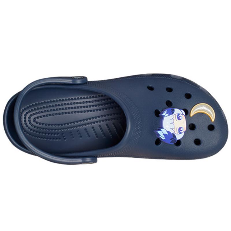 Glory of Kings X Crocs Classic Clog EVA Co-branded Hole Shoes Unisex White and Blue Mandarin Ducks Swan Dream Xiao Qiao