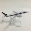 Джейсон Туту 16 см Модель самолета Singapore Airlines Airbus A350 Литой металл Масштаб 1/400