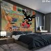 Bing Custom Name Wall Tapestry Aesthetic Wall Hanging Printed Fabric Blanket Decorative Tapestries for Bedroom Living Room Home Decor