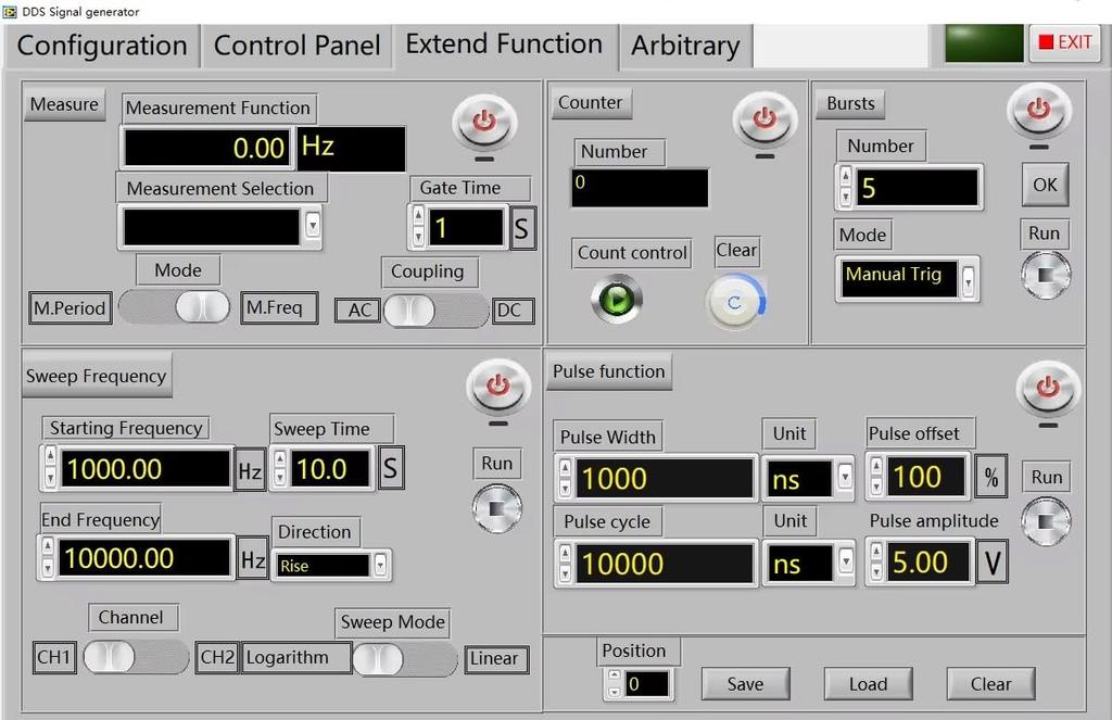 zmart 60MHz DDS Function Generator Digital Control Dual Channel Signal Generator Frequency Meter Sine Waveform
