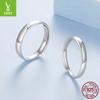 Couple Ring Of Light, Electroplated S925 Sterling Silver Simple Fashion Men'S And Women'S Open Ring Batch Jewelry Bsr649