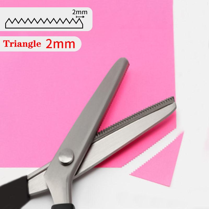 Профессиональные ножницы для портновских работ с пилообразными зубьями Ножницы для зигзагообразного реза Ножницы для пошива одежды Ножницы для зигзагообразных работ