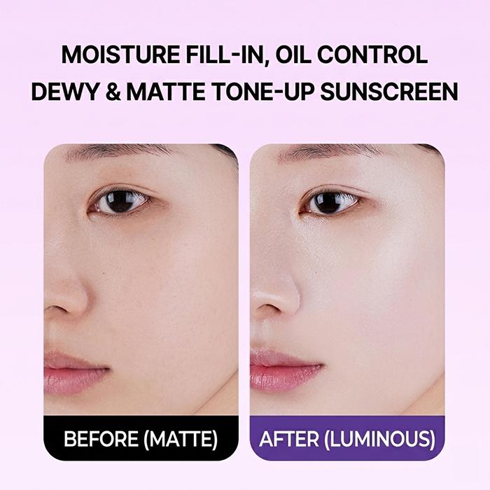 ISNTREE Луковый Крем от пятен с фиолетовым оттенком Tone-up Sun Cream SPF50+ PA++++ 40 мл (3 варианта) - ДАЙСО