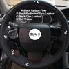 DIY Suede Car Steering Wheel Cover For Honda Accord 9 2013-2017 Crosstour 13-15