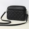 Women's Sling Shoulder Small Square Handbag New Quilted Design PU Leather Crossbody Bag Versatile Messenger Bag