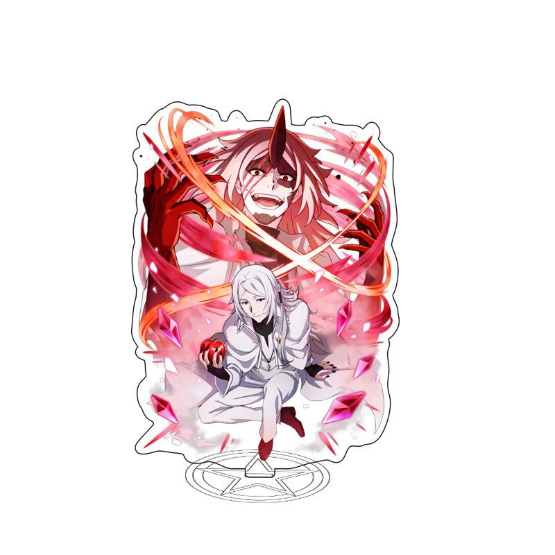 Фигурка на акриловой подставке Bungou Stray Dogs, Эдогава Рампо Федор Достоевский, Накахара Чууя, настольная игрушка-подставка